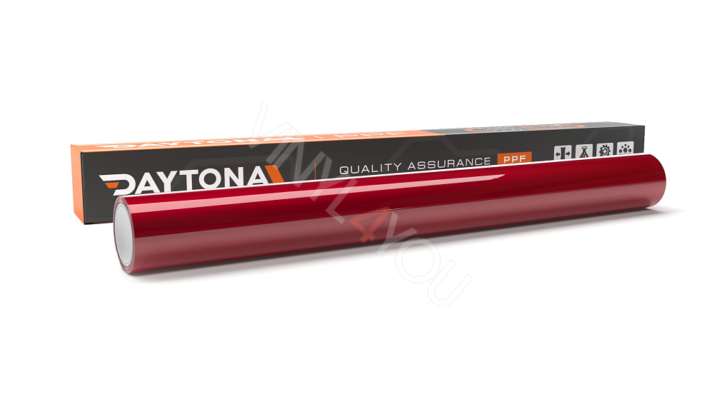 Глянцевая полиуретановая пленка Красный Гранат DAYTONA PPF S200 Soul Red